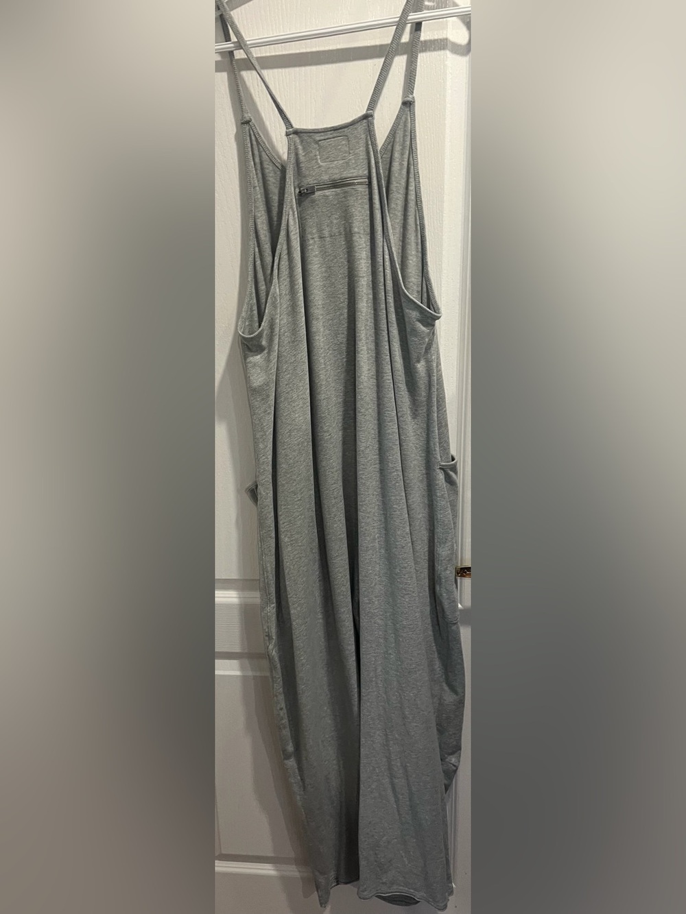 Free People Light Gray Relaxed Romper - Picture 3 of 4